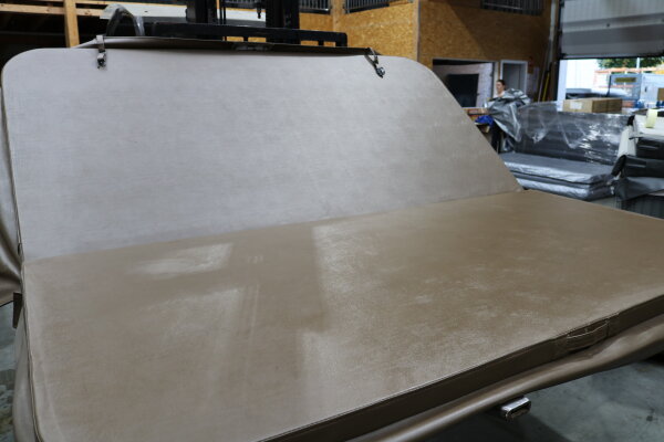 Abdeckung für Spas 220x220 cm (Radius 20 cm) braun B-Ware
